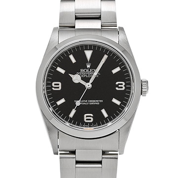 ロレックス エクスプローラー 14270 ブラック メンズ 時計 【中古】【wristwatch】