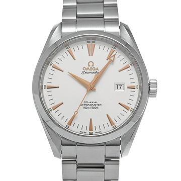 オメガ シーマスター アクアテラ コーアクシャル ビッグサイズ 2502.34 シルバー メンズ 時計 【中古】【wristwatch】