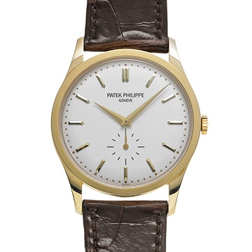 パテック フィリップ カラトラバ 5196J-001 シルバー メンズ 時計 【中古】【wristwatch】