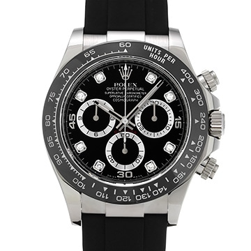 ロレックス コスモグラフ デイトナ 116519LNG ブラック/ダイヤモンド メンズ 時計 【中古】【wristwatch】