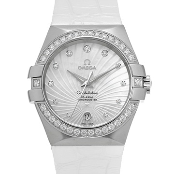 オメガ コンステレーション コーアクシャル 123.18.35.20.55.001 ホワイトシェル/ダイヤモンド レディース 時計 【未使用】【wristwatch】