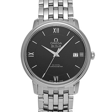 オメガ デ・ヴィル プレステージ コーアクシャル 424.10.37.20.01.001 ブラック メンズ 時計 【新品】【wristwatch】
