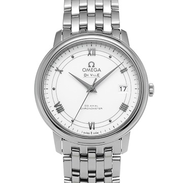 オメガ デ・ヴィル プレステージ コーアクシャル 424.10.37.20.04.001 ホワイト メンズ 時計 【新品】【wristwatch】
