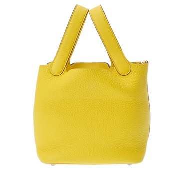 エルメス ピコタン ロック PM ジョーヌナプル トリヨンクレマンス レディース バッグ 【中古】【bag】