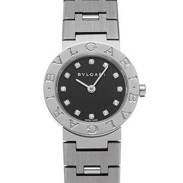 ブルガリ ブルガリブルガリ BB23SS ブラック/ダイヤモンド レディース 時計 【中古】【wristwatch】