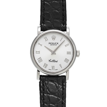 ロレックス チェリーニ 6110/9 シルバー レディース 時計 【中古】【wristwatch】