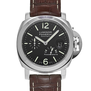 パネライ ルミノール パワーリザーブ PAM00090 ブラック メンズ 時計 【中古】【wristwatch】