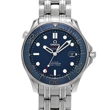 オメガ シーマスター ダイバー300 コーアクシャル 212.30.41.20.03.001 ブルー メンズ 時計 【中古】【wristwatch】