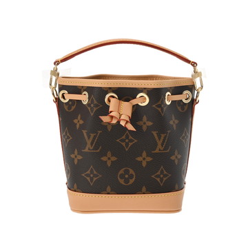 ルイ ヴィトン モノグラム ナノ ノエ ブラウン M81266 モノグラムキャンバス レディース バッグ 【新品】【bag】