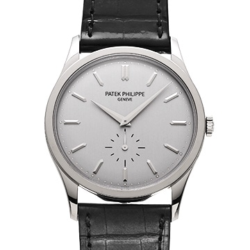 パテック フィリップ カラトラバ 5196G-001 シルバー メンズ 時計 【中古】【wristwatch】