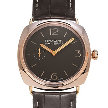 パネライ ラジオミール 42mm オロロッソ PAM00439 ブラック メンズ 時計 【中古】【wristwatch】