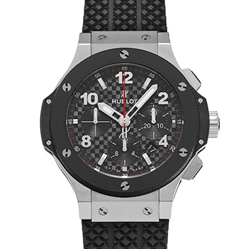 ウブロ ビッグバン スチール セラミック 301.SB.131.RX ブラックカーボン メンズ 時計 【中古】【wristwatch】