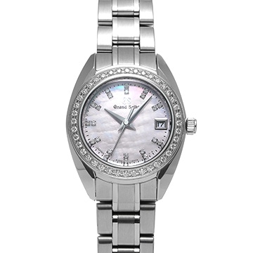 グランドセイコー エレガンスコレクション クォーツ STGF383 ピンクシェル/ダイヤモンド レディース 時計 【中古】【wristwatch】