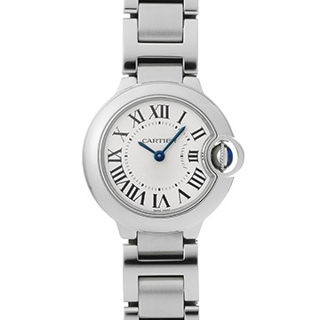 カルティエ バロンブルー ドゥ カルティエ 28mm W69010Z4 シルバー メンズ 時計 【中古】【wristwatch】