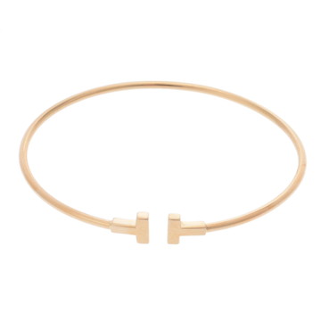 ティファニー Tワイヤーナロー ブレスレット ゴールド K18イエローゴールド YG レディース ジュエリー 【中古】【jewelry】