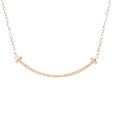 ティファニー Tスマイル ネックレス スモール ゴールド K18イエローゴールド YG レディース ジュエリー 【中古】【jewelry】