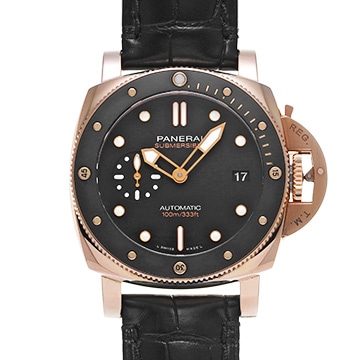 パネライ サブマーシブル 42mm PAM00974 ブラック メンズ 時計 【中古】【wristwatch】