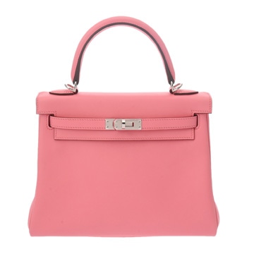 エルメス ケリー 25 内縫い 2WAY ローズアザレ ヴォースイフト レディース バッグ 【中古】【bag】