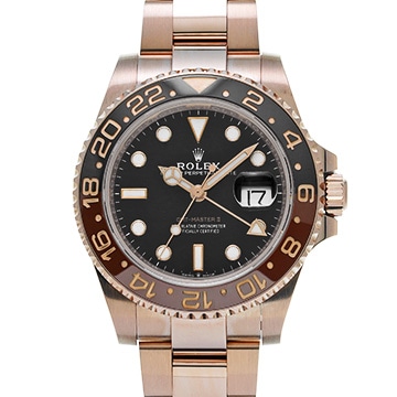 ロレックス GMTマスターII 126715CHNR ブラック メンズ 時計 【中古】【wristwatch】