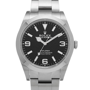 ロレックス エクスプローラー 214270 ブラック メンズ 時計 【中古】【wristwatch】