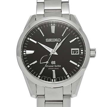 グランドセイコー スプリングドライブ SBGA101 ブラック メンズ 時計 【中古】【wristwatch】
