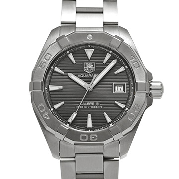 タグ ホイヤー アクアレーサー キャリバー5 WAY2113.BA0928 グレー メンズ 時計 【中古】【wristwatch】