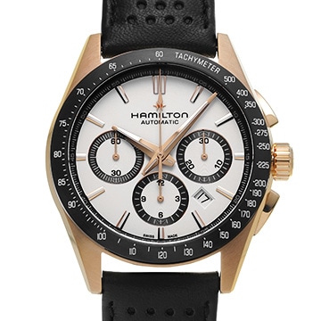 ハミルトン ジャズマスター パフォーマー オートクロノ H36626710 ホワイト メンズ 時計 【中古】【wristwatch】