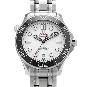 オメガ シーマスター ダイバー300 コーアクシャル マスタークロノメーター 210.30.42.20.04.001 ホワイト メンズ 時計 【中古】【wristwatch】