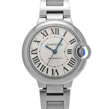 カルティエ バロンブルー ドゥ カルティエ 33mm WSBB0044 シルバー レディース 時計 【中古】【wristwatch】