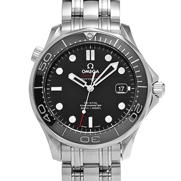 オメガ シーマスター ダイバー300 コーアクシャル 212.30.41.20.01.003 ブラック メンズ 時計 【中古】【wristwatch】