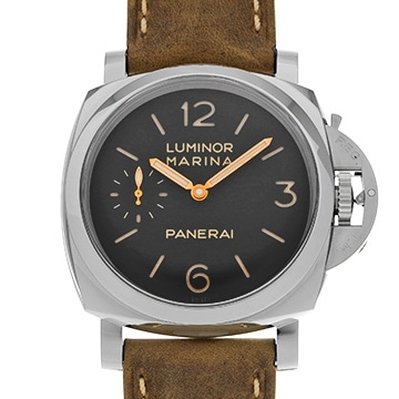 パネライ ルミノールマリーナ 1950 3デイズ アッチャイオ PAM00422 ブラック メンズ 時計 【中古】【wristwatch】