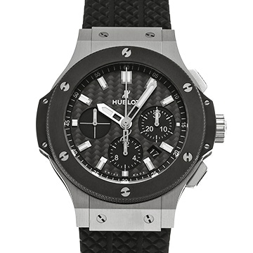 ウブロ ビッグバン スチール セラミック 301.SM.1770.RX ブラックカーボン メンズ 時計 【中古】【wristwatch】