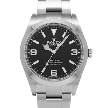 ロレックス エクスプローラー 214270 ブラック メンズ 時計 【中古】【wristwatch】