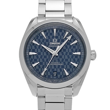 オメガ シーマスター アクアテラ コーアクシャル マスタークロノメーター 2020 東京オリンピック 522.12.41.21.03.001 ブルー メンズ 時計 【中古】【wristwatch】