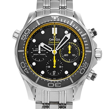 オメガ シーマスター ダイバー300 コーアクシャル クロノグラフ レガッタ 212.30.44.50.01.002 ブラック メンズ 時計 【中古】【wristwatch】