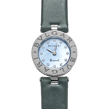 ブルガリ ビーゼロワン BZ22S ブルーシェル/ダイヤモンド レディース 時計 【中古】【wristwatch】