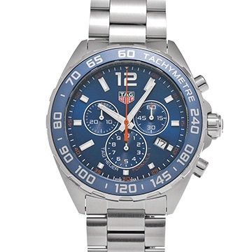 タグ ホイヤー フォーミュラ1 クォーツ クロノグラフ CAZ1014.BA0842 ブルー メンズ 時計 【中古】【wristwatch】