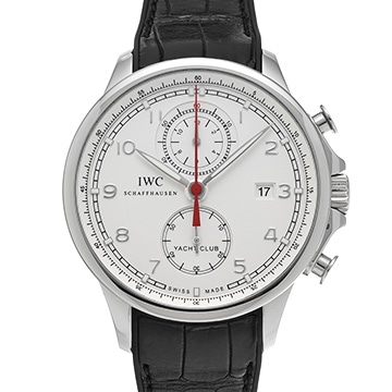 IWC ポルトギーゼ ヨットクラブ クロノグラフ IW390211 シルバー メンズ 時計 【中古】【wristwatch】