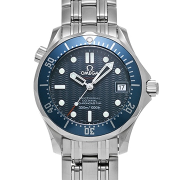 オメガ シーマスター ダイバー300 コーアクシャル 2222.80 ブルー メンズ 時計 【中古】【wristwatch】