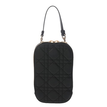 ディオール Lady Dior Call in Dior  フォンホルダー  ブラック S08720NMJ_M900 ラムスキン レディース バッグ 【中古】【bag】