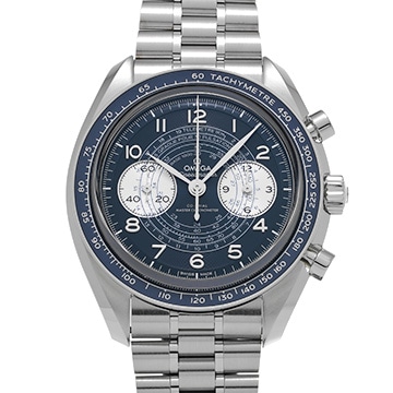オメガ スピードマスター クロノスコープ コーアクシャル マスタークロノメーター 329.30.43.51.03.001 ブルー/シルバー メンズ 時計 【中古】【wristwatch】