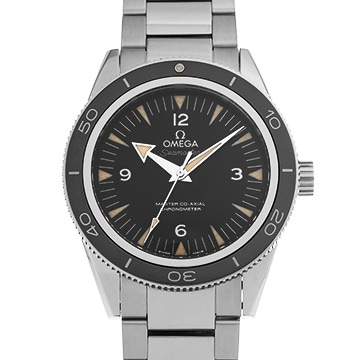 オメガ シーマスター 300 マスターコーアクシャル 233.30.41.21.01.001 ブラック メンズ 時計 【中古】【wristwatch】