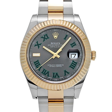 ロレックス デイトジャストII 116333 グレー メンズ 時計 【中古】【wristwatch】