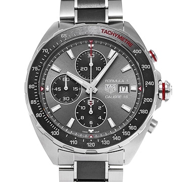 タグ ホイヤー フォーミュラ1 キャリバー16 クロノグラフ CAZ2012.BA0970 グレー/ブラック メンズ 時計 【中古】【wristwatch】