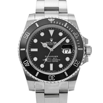 ロレックス サブマリーナ デイト 116610LN ブラック メンズ 時計 【中古】【wristwatch】