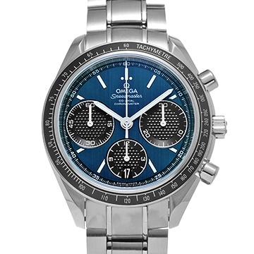 オメガ スピードマスター レーシング コーアクシャル 326.30.40.50.03.001 ブルー/ブラック メンズ 時計 【中古】【wristwatch】