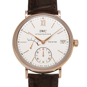 IWC ポートフィノ ハンドワインド 8デイズ IW510107 シルバー メンズ 時計 【中古】【wristwatch】