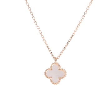 ヴァン クリーフ&アーペル スウィートアルハンブラ ネックレス ゴールド K18イエローゴールド YG レディース ジュエリー 【中古】【jewelry】