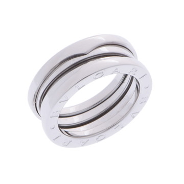ブルガリ B.ZERO1リング #49 シルバー K18ホワイトゴールド WG レディース ジュエリー 【中古】【jewelry】