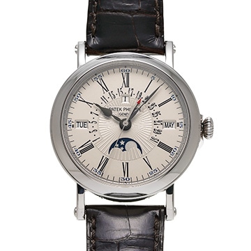 パテック フィリップ グランド コンプリケーション パーペチュアルカレンダー 5159G-001 シルバー メンズ 時計 【中古】【wristwatch】